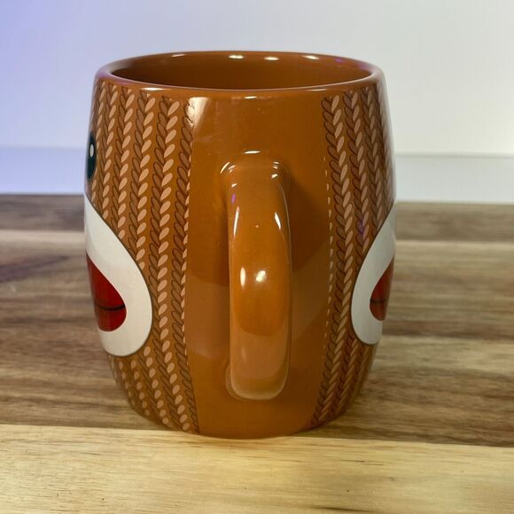 Sock Monkey Double Handle Mug Galerie Kids Gift Whimsical 16oz Curious George - Picture 8 of 9